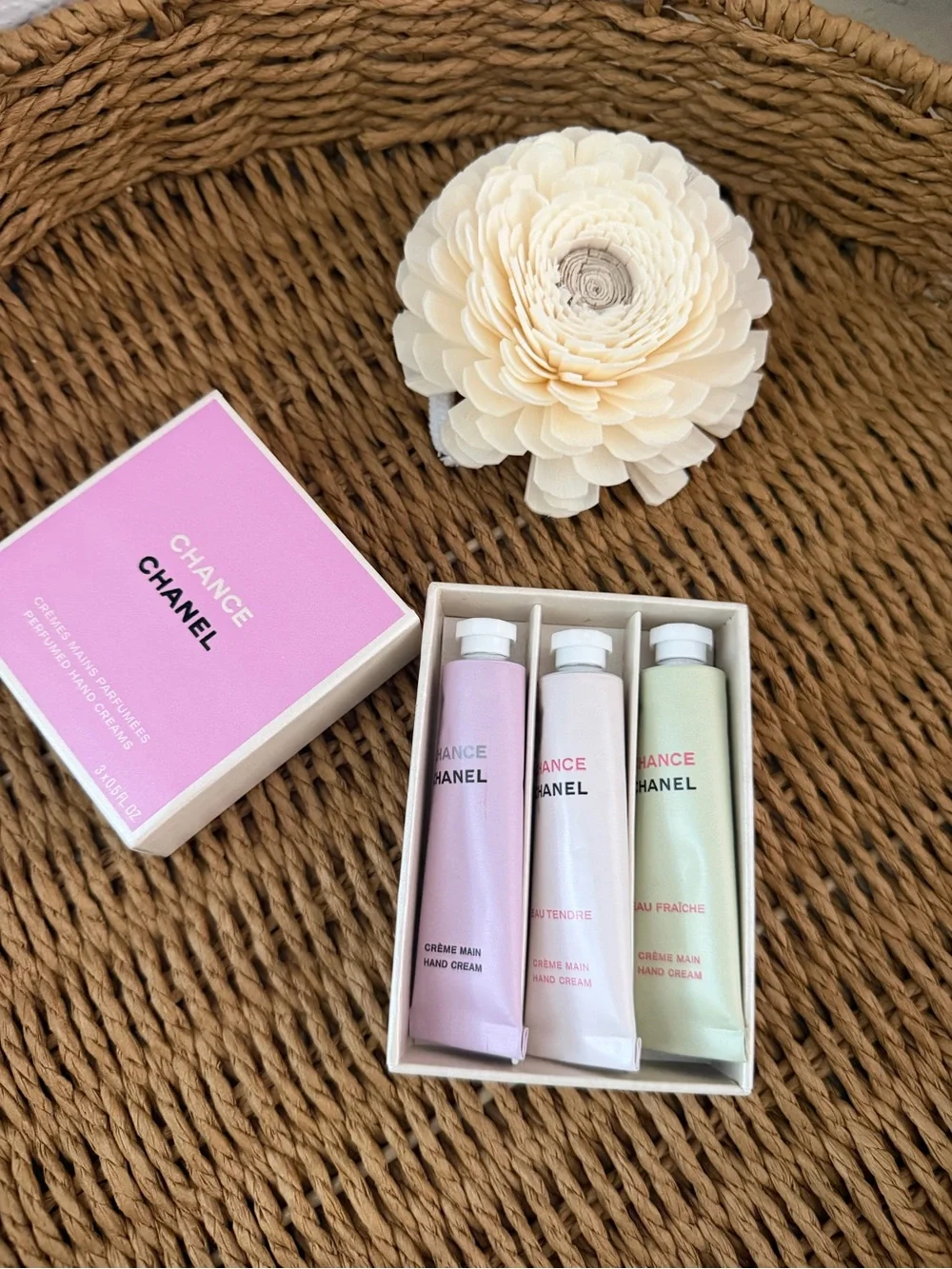 CHANEL Chance Perfumed Hand Cream Set - Pink and Pastel Trio